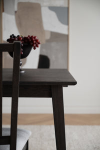 FILIPPA Dark Oak Dining Table 180CM/230CM/280CM – 180CM Standard table – 2