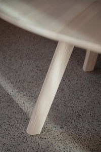 Clapperton Round Extendable Dining Table 140 cm – Whitewash Oak – 4