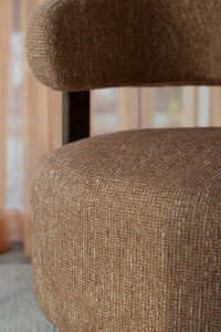 Jenison Lounge Chair – Amber / Brown Oak – 5