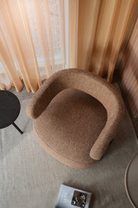 Jenison Lounge Chair – Amber / Brown Oak – 3