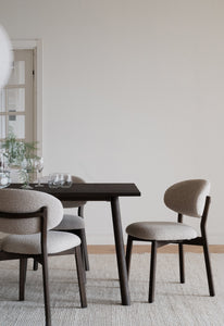 Patterson Dining Chair (Set of 2) – Brown Oak / Beige – 2