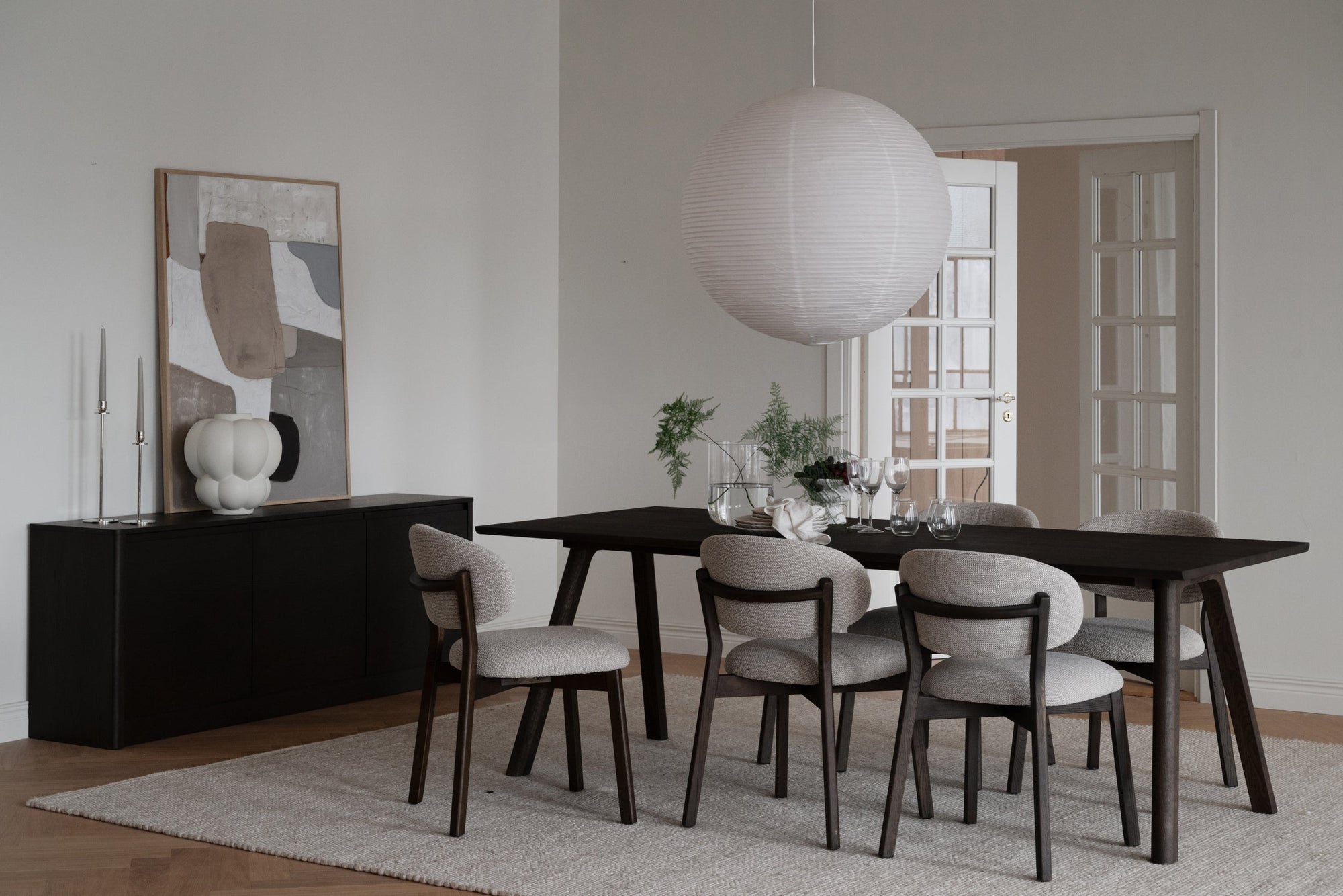 Clapperton Extendable Dining Table 220 x 95 cm – Brown Oak – 6