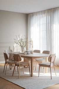 Gifford Oval Dining Table 220 x 105 cm – Whitewash Oak – 2