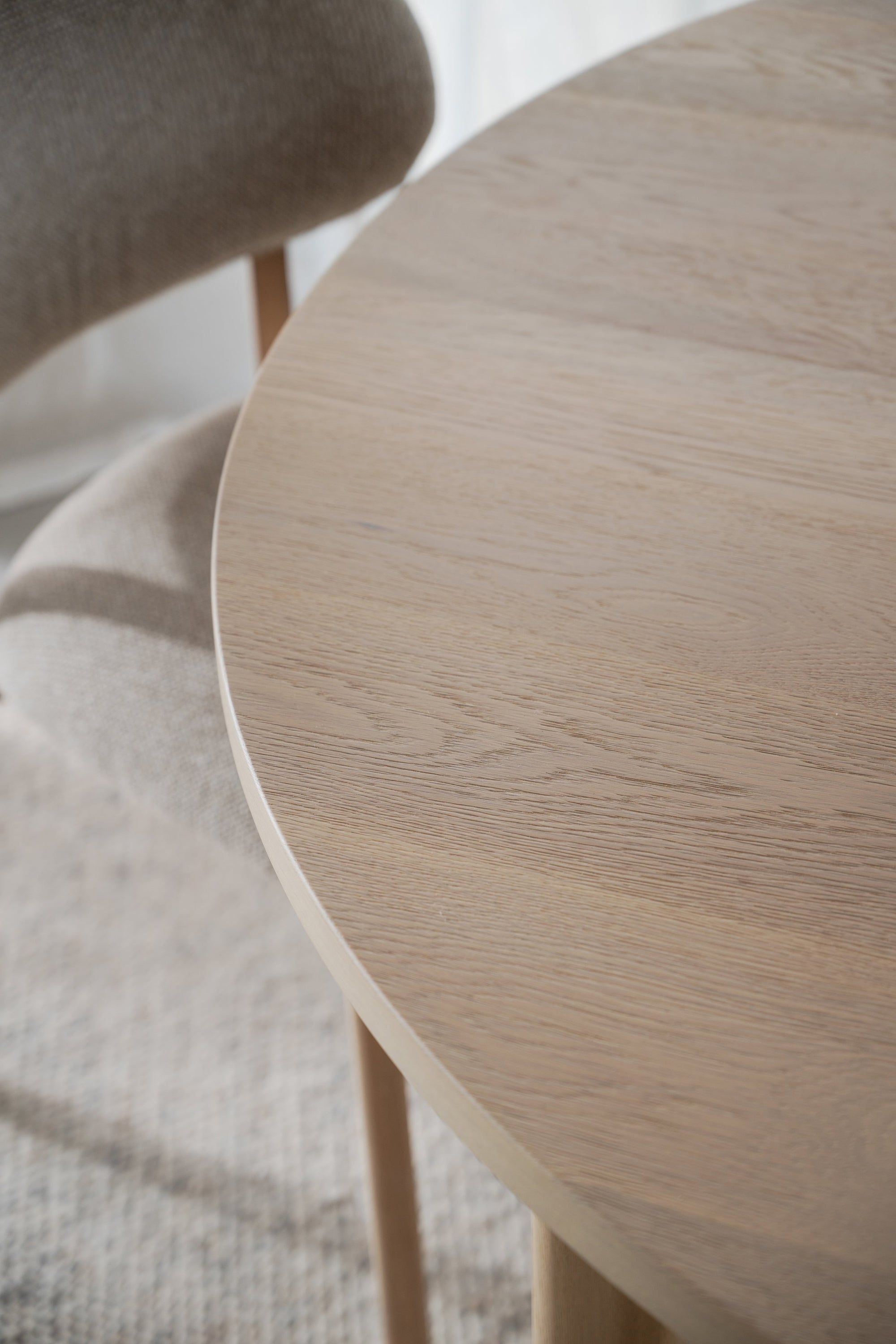 Gifford Oval Dining Table 220 x 105 cm – Whitewash Oak – 7