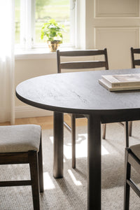 Gifford Oval Dining Table 220 x 105 cm – Brown Oak – 3