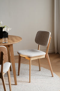 Barrett Dining Chair (Set of 2) – Natural Oak / Light Beige – 2