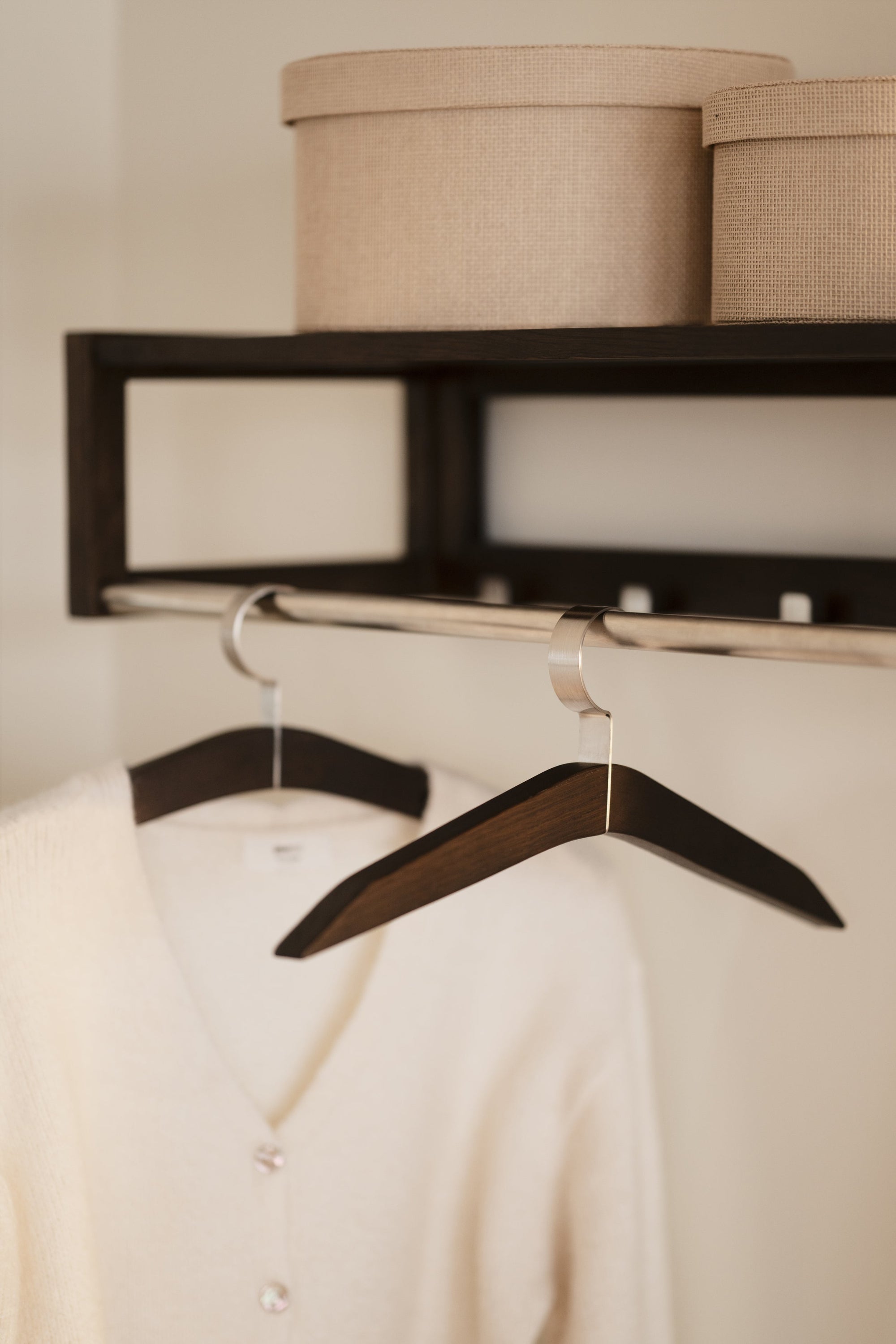 Confetti Coat Hanger (Set of 2) – Brown Oak – 2