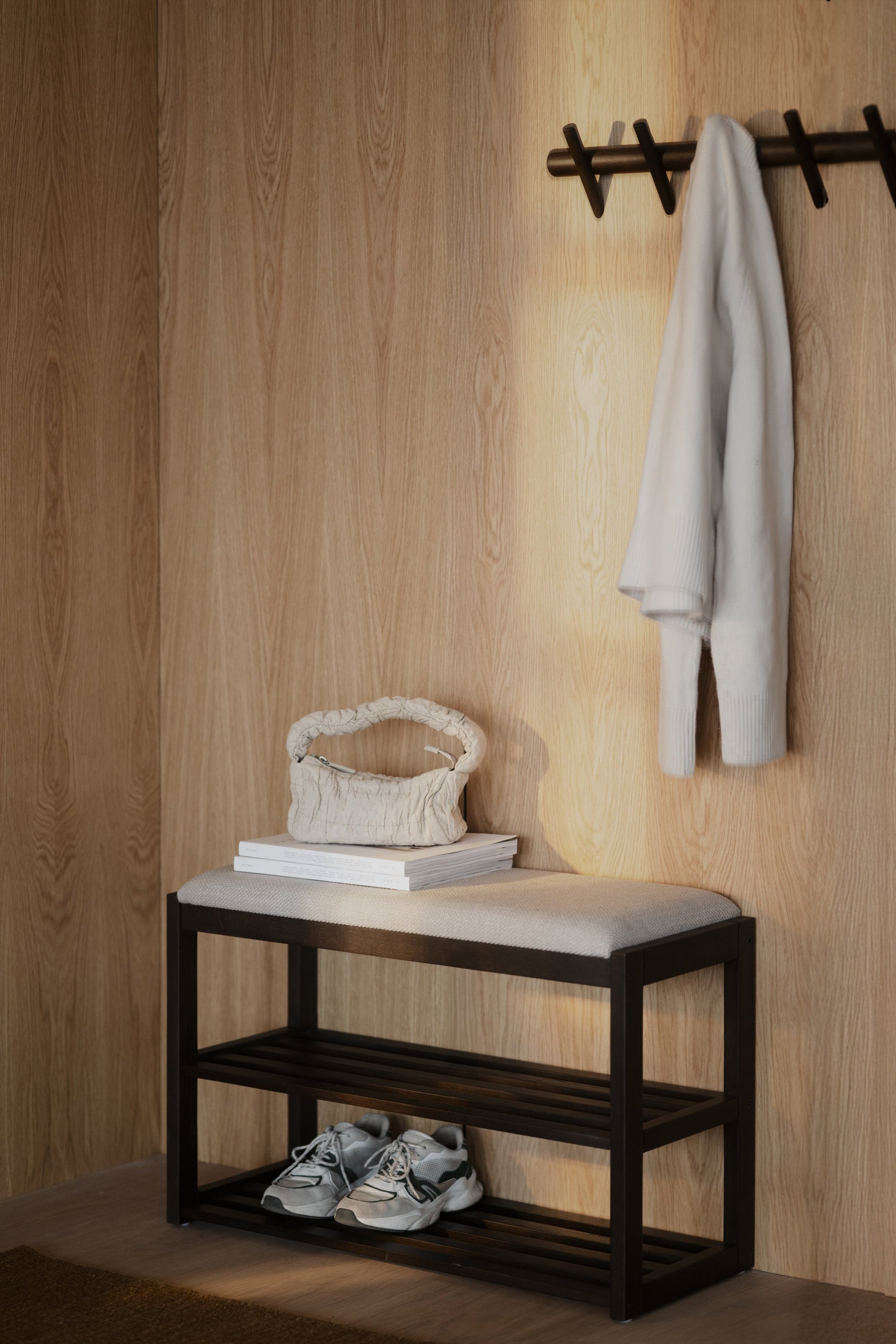 Hillmond Hook Rail 65 cm – Brown Oak – 2