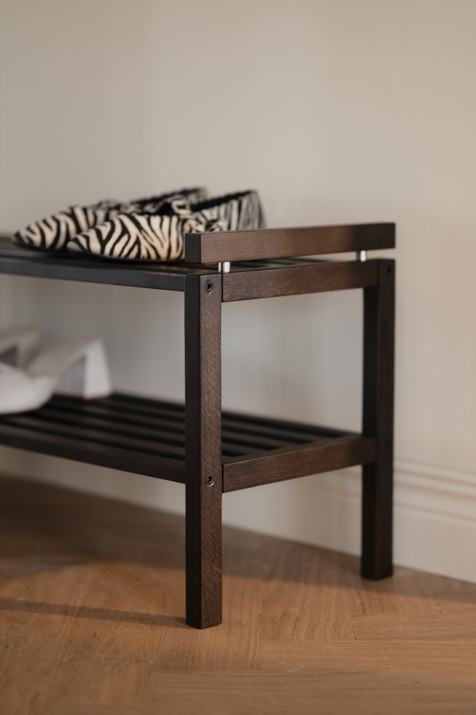 CONFETTI Shoe Rack – Brown – 4