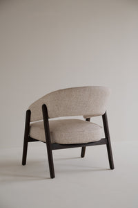 Barnaby Lounge Chair – Light Beige / Brown Oak – 4