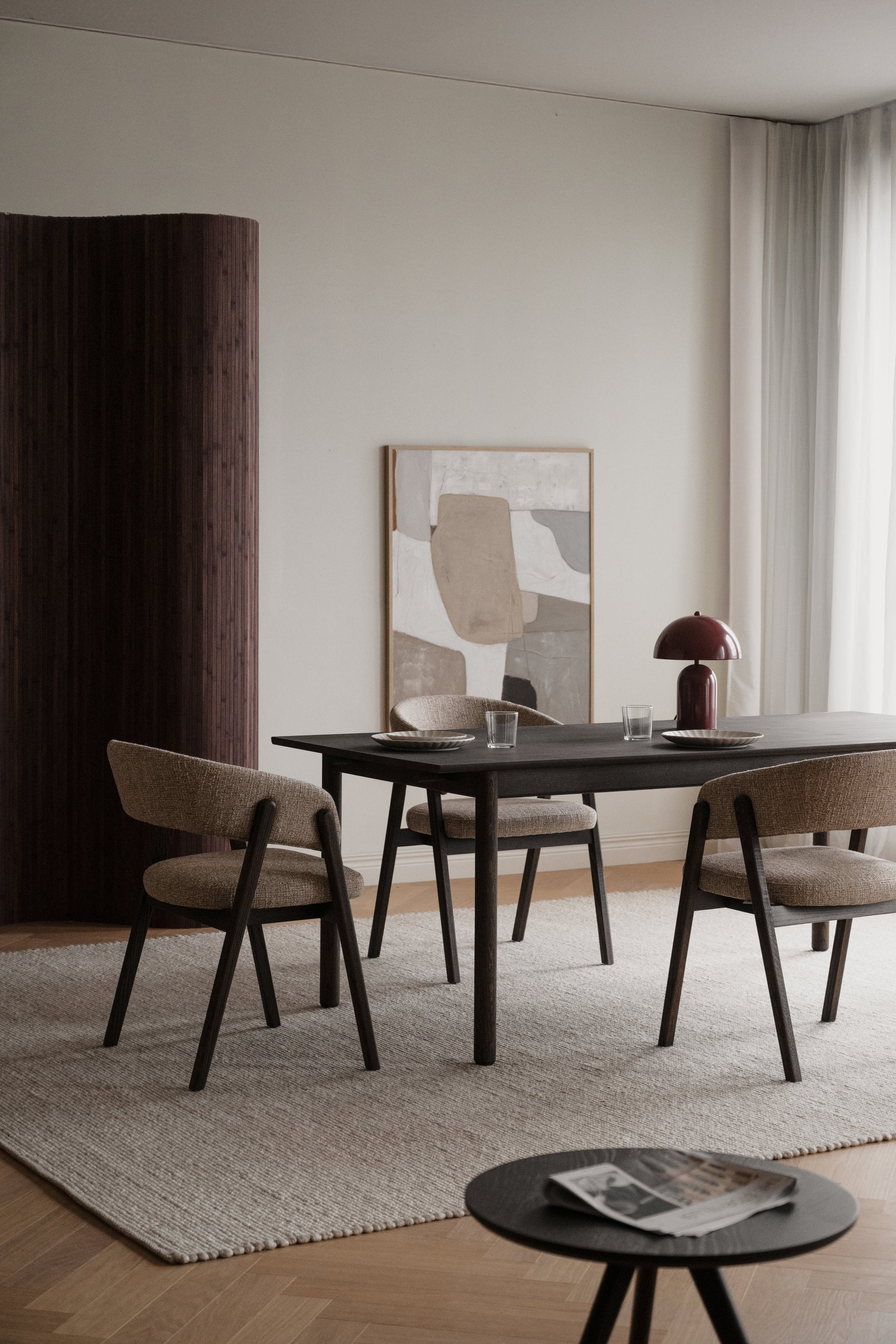 Derrymore Dining Table 205 x 90 cm – Brown Oak – 2