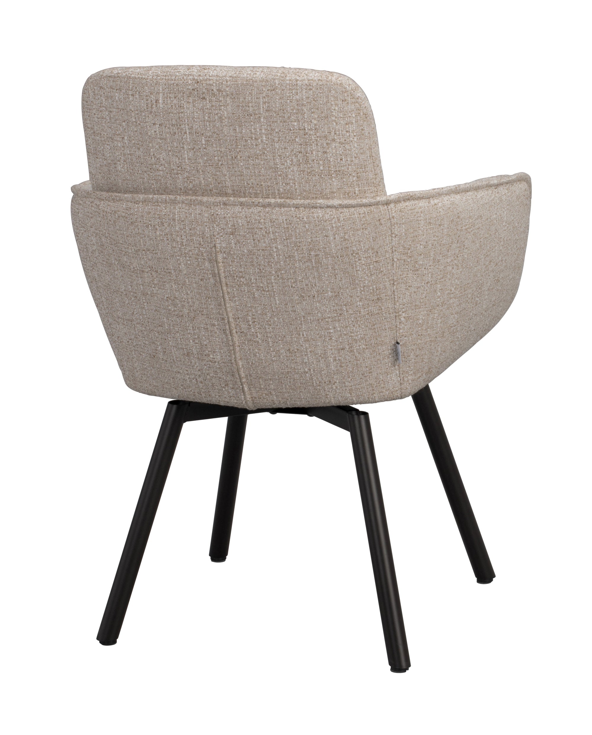 Roswell Swivel Dining Armchair (Set of 2) – Light Beige – 6