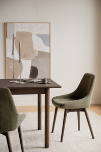Denley Dining Chair (Set of 2) – Green / Brown Oak – 2