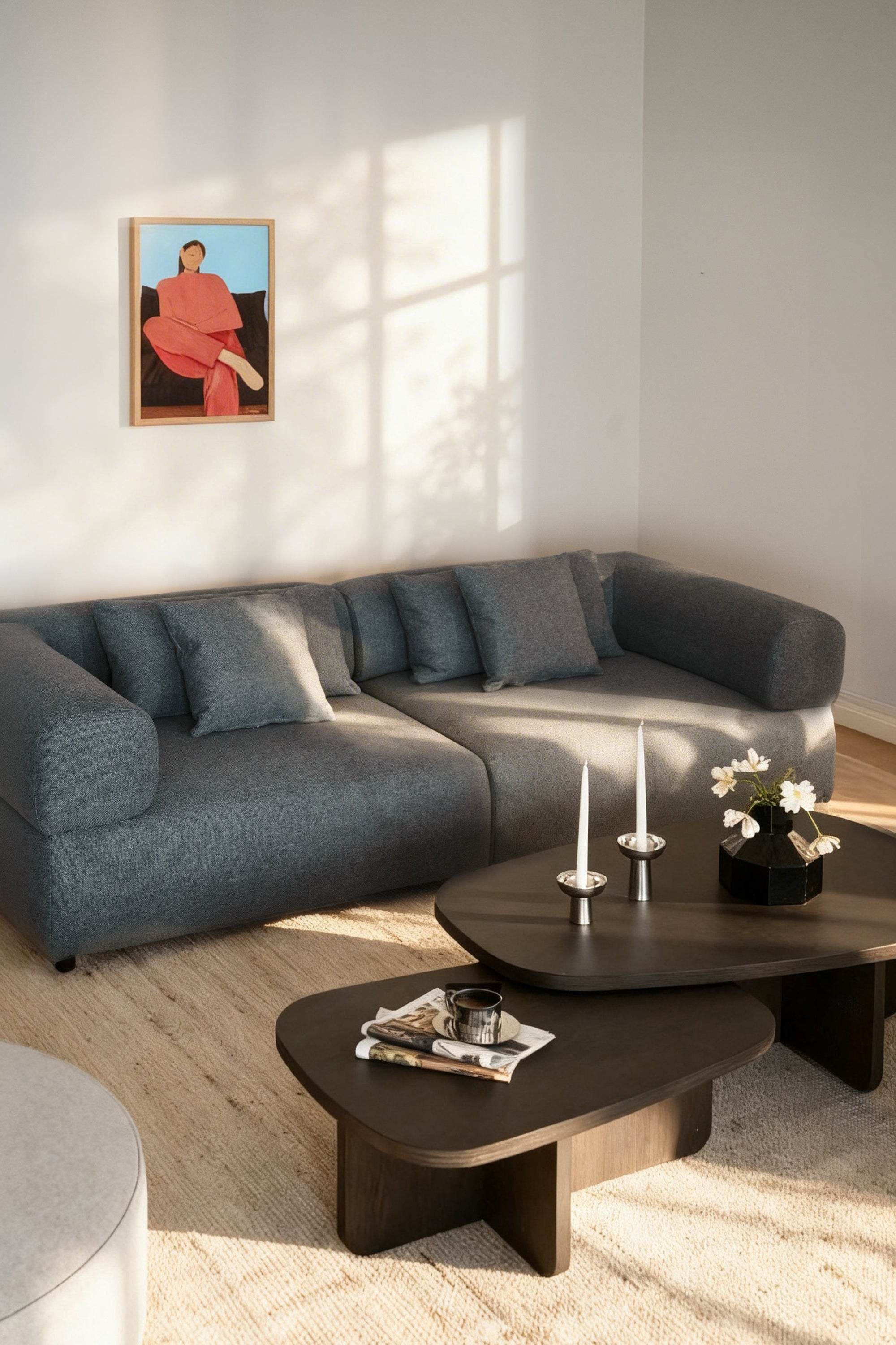 Billings Coffee Table 118 x 73 cm – Brown Oak – 3