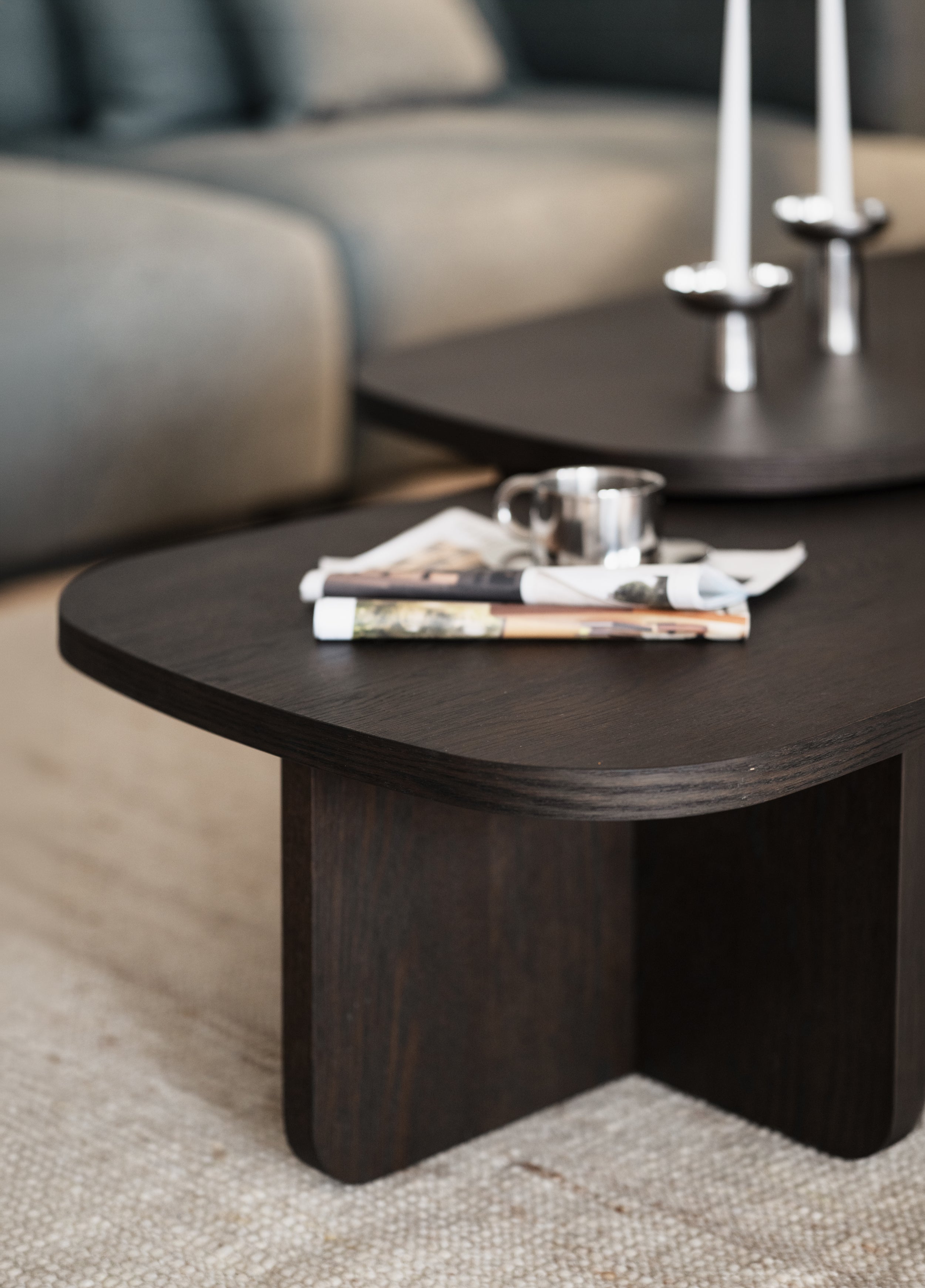 Billings Coffee Table 89 x 59 cm – Brown Oak – 3