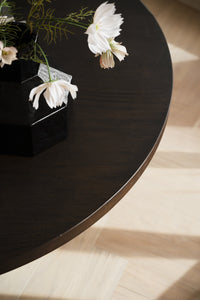 Boxford Round Coffee Table Ø110 cm – Brown Oak – 4