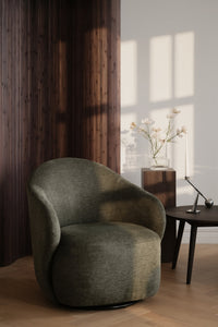 Chapeltown Swivel Lounge Chair – Green – 2