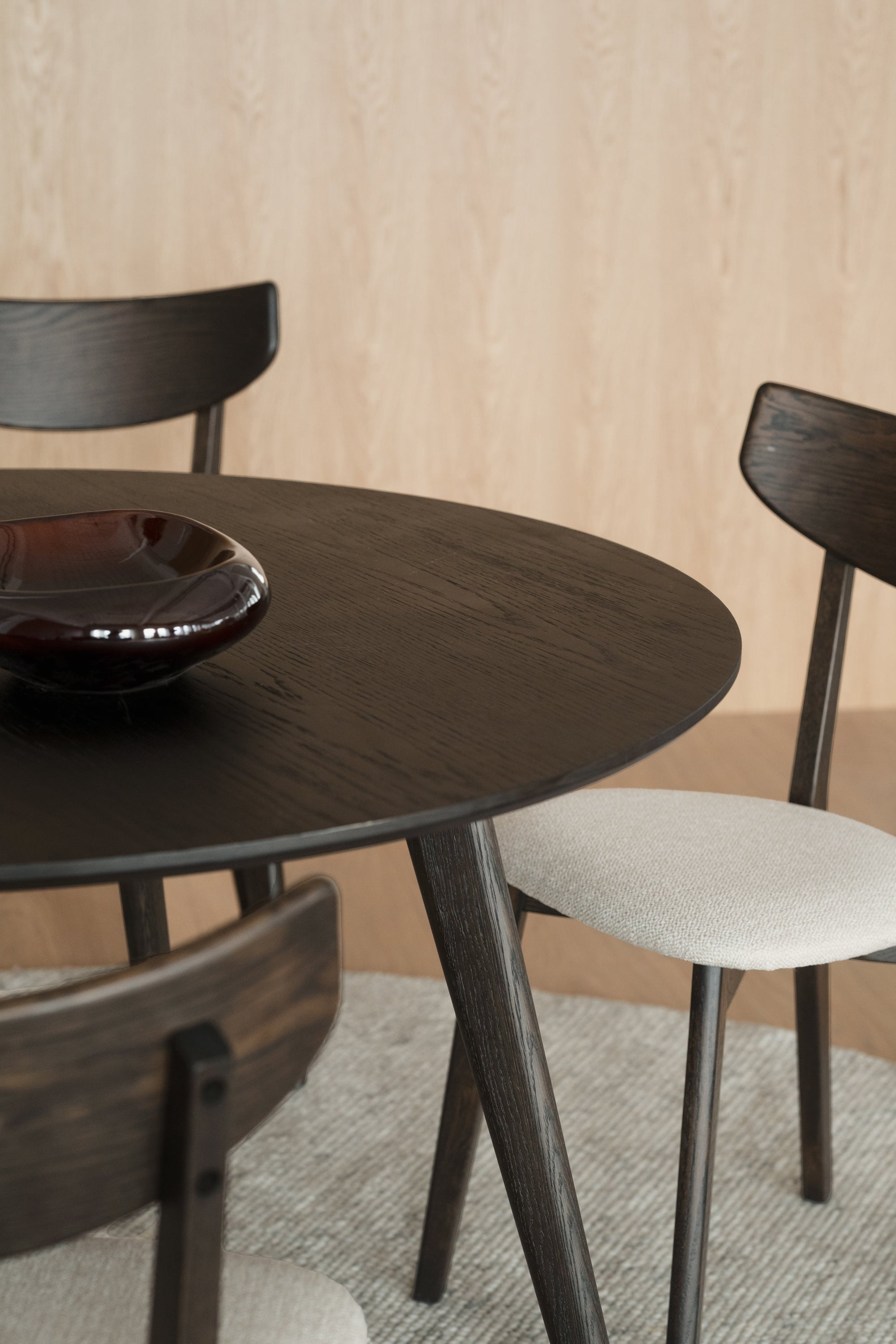 YUMI Round Brown Table 115CM – Default Title – 4