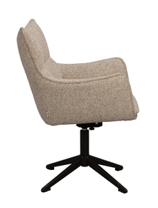 Fresno Swivel Dining Armchair – Beige (Set of 2) – Default Title – 6