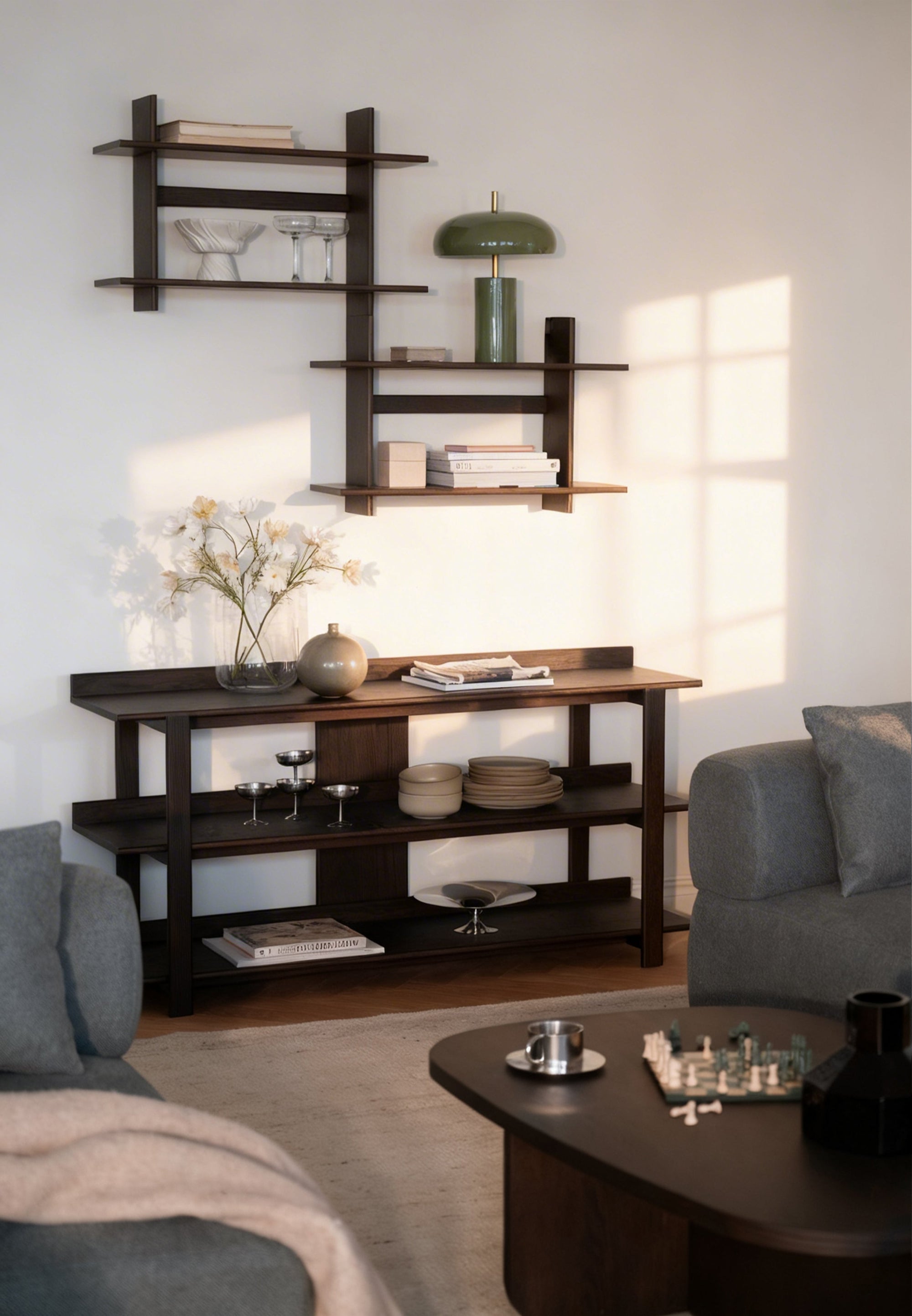 Kilian Console Table 150 cm – Brown Oak – 5