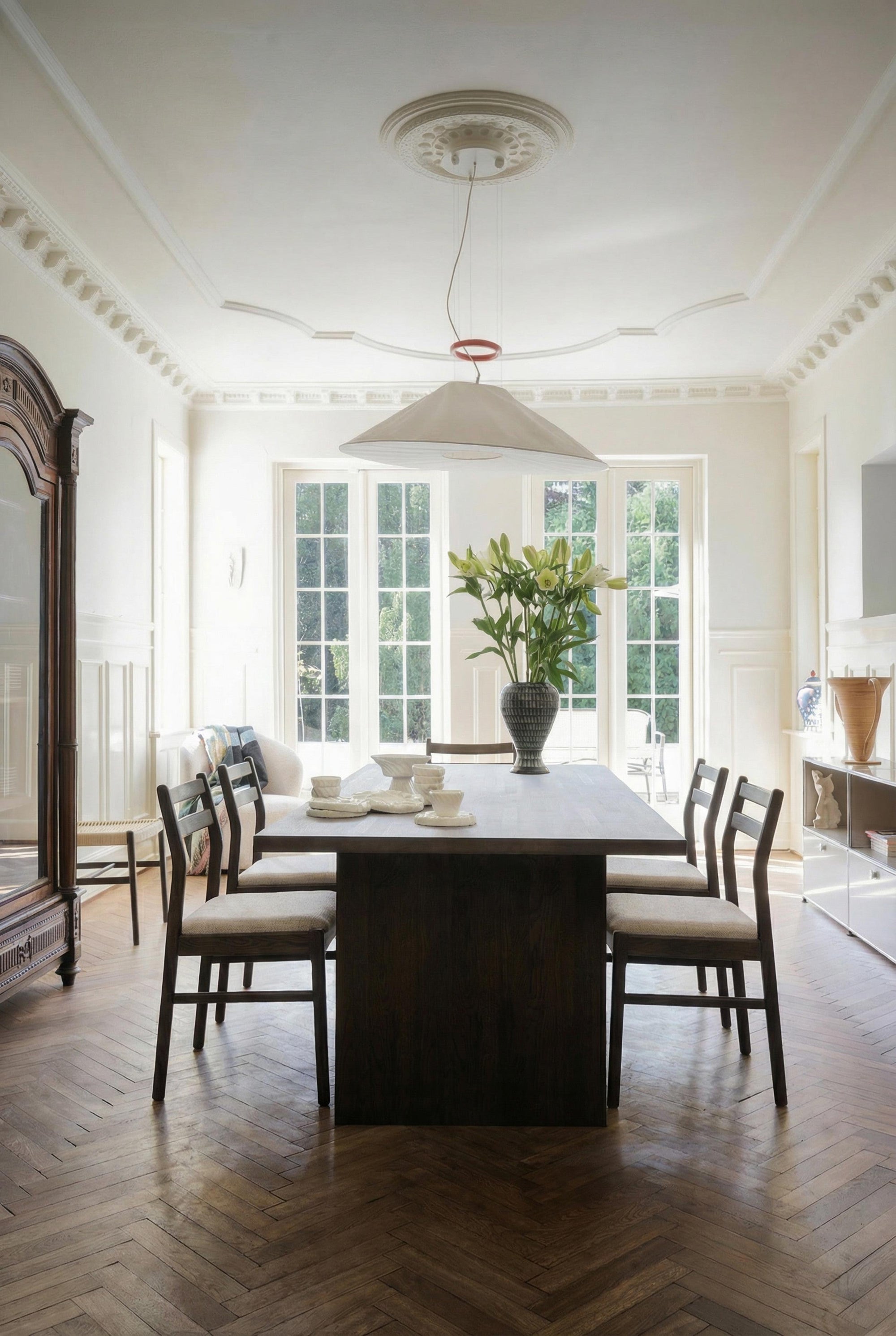 Emmett Dining Table 240 x 95 cm – Brown Oak – 2