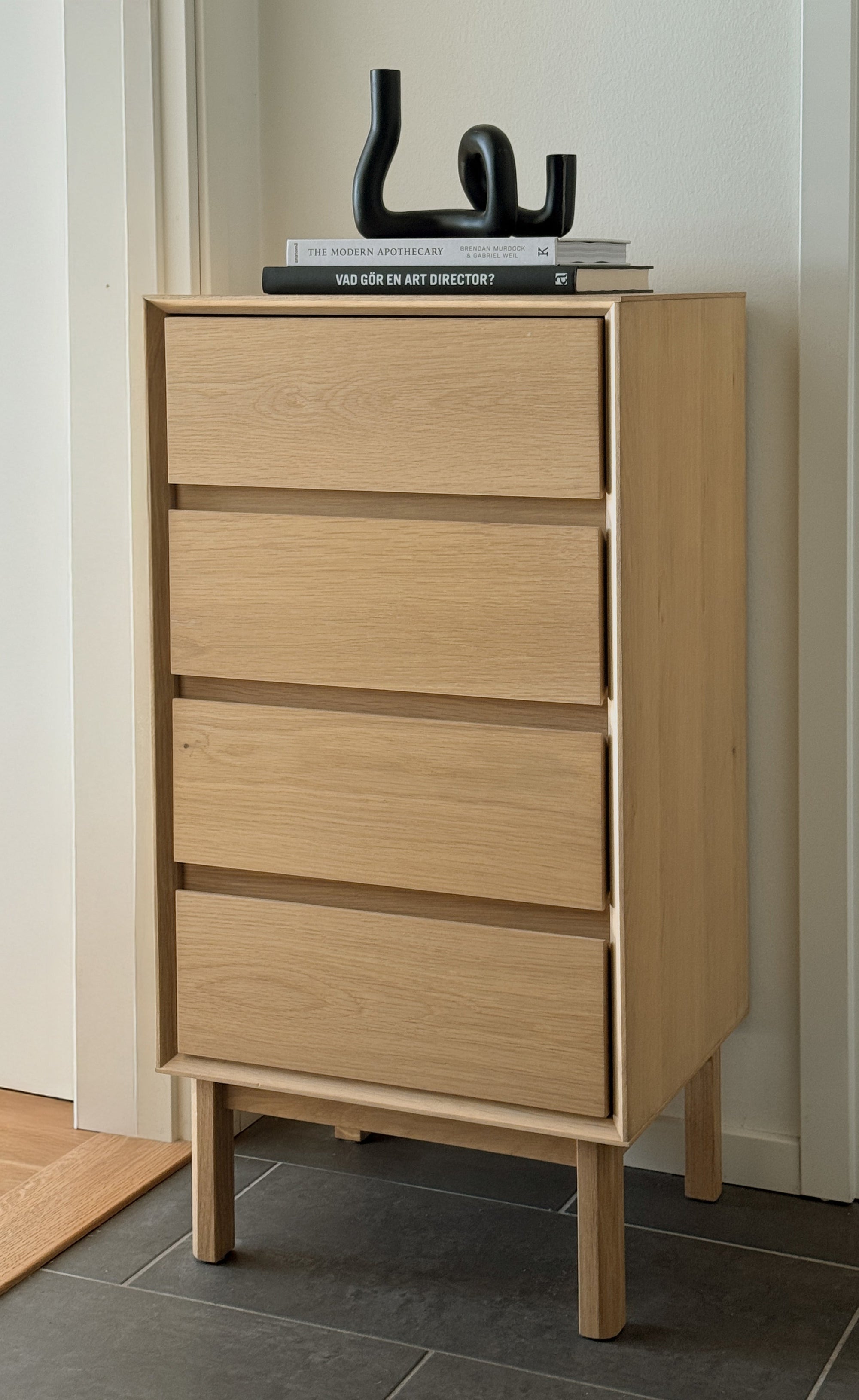 Mackay Tall Chest of Drawers 45 cm – Oak – 2