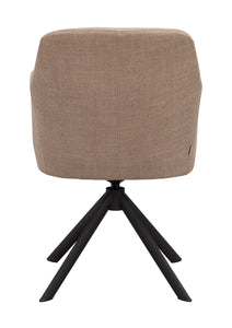 Gladstone Swivel Dining Armchair (Set of 2) – Medium Beige – 8