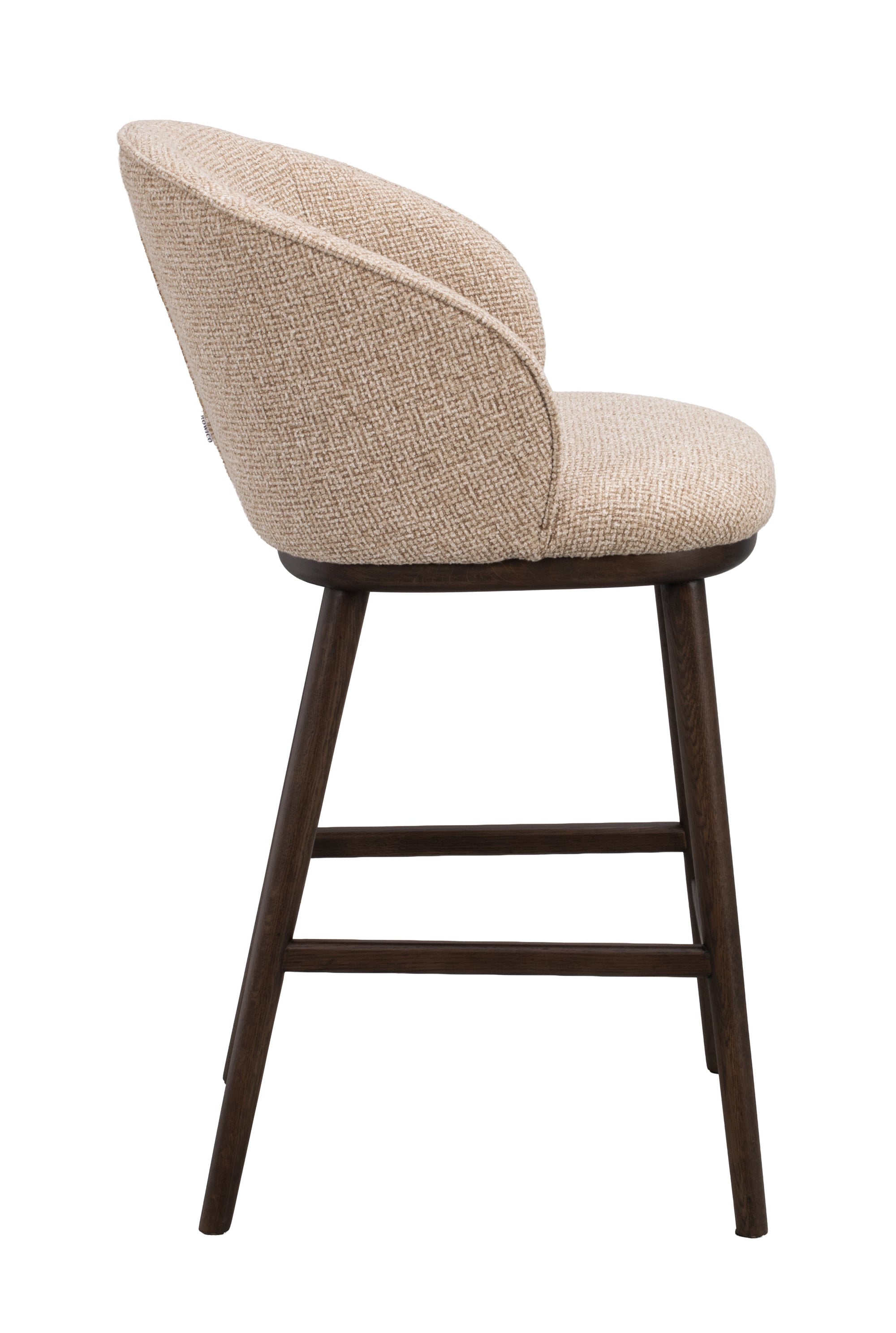 Judson Bar Stool (Set of 2) – Medium Beige / Brown Oak – 3