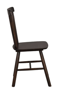 Foxford Spindle-Back Dining Chair (Set of 2) – Brown – 6