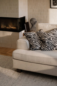 Aberdeen 3-Seater Sofa – Beige / Brown Oak – 5