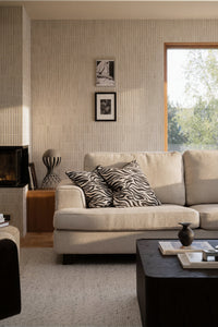 Aberdeen 3-Seater Sofa – Beige / Brown Oak – 2