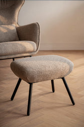 Calvert Lounge Chair with Footstool – Medium Beige – Default Title – 4