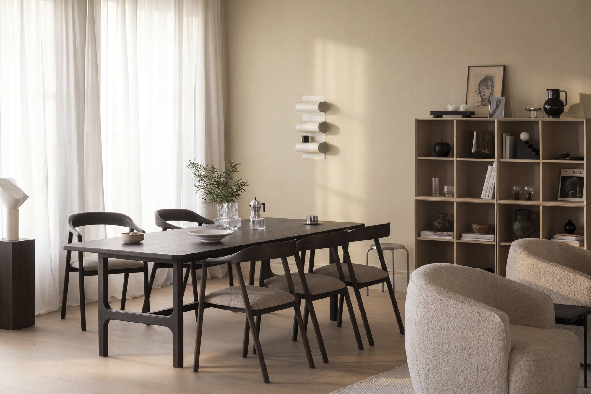 Driscoll Dining Table 240 x 100 cm – Brown Oak – 3