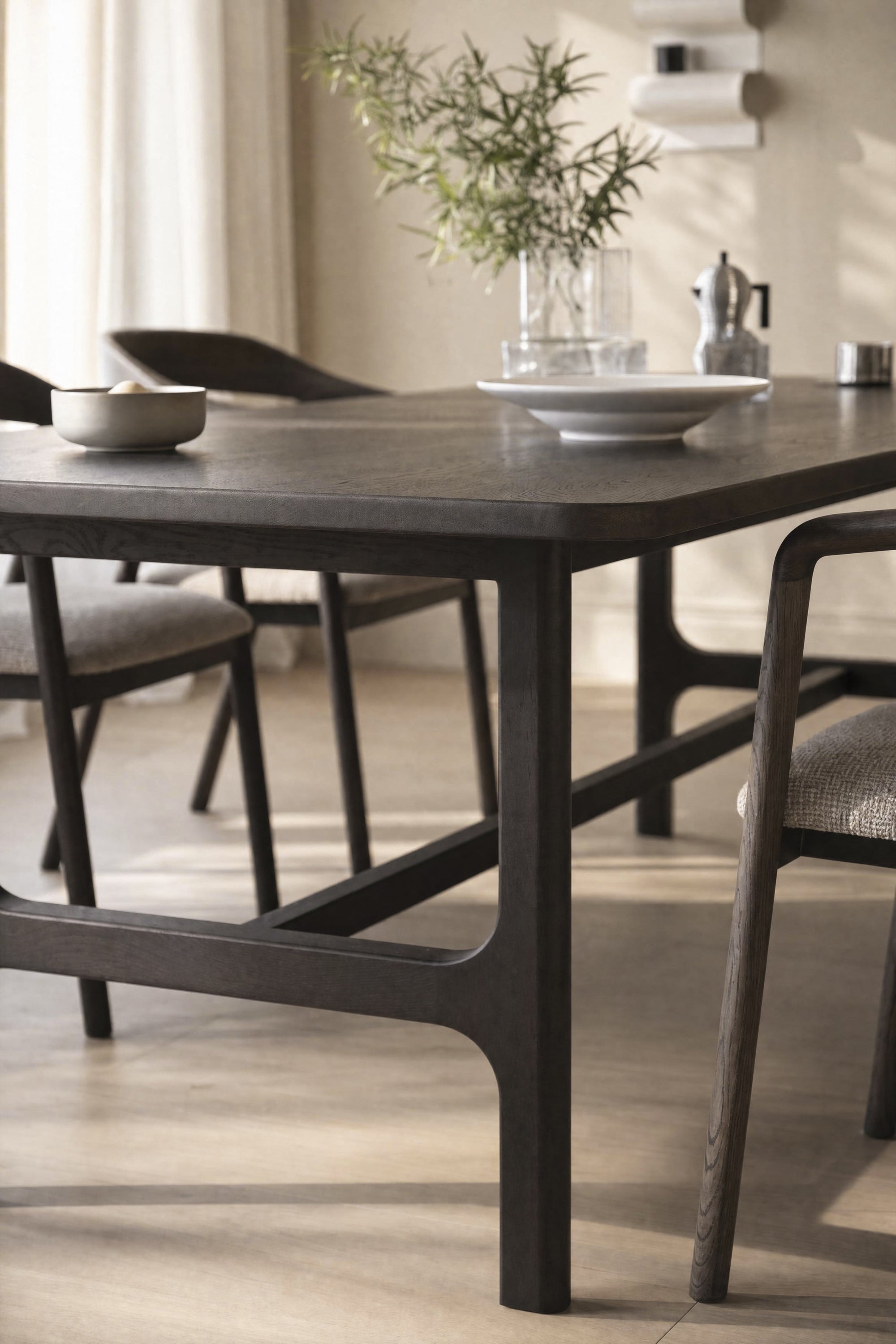 Driscoll Dining Table 240 x 100 cm – Brown Oak – 4