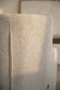 Hudson Dining Armchair (Set of 2) – Medium Beige / Whitewash Oak – 6