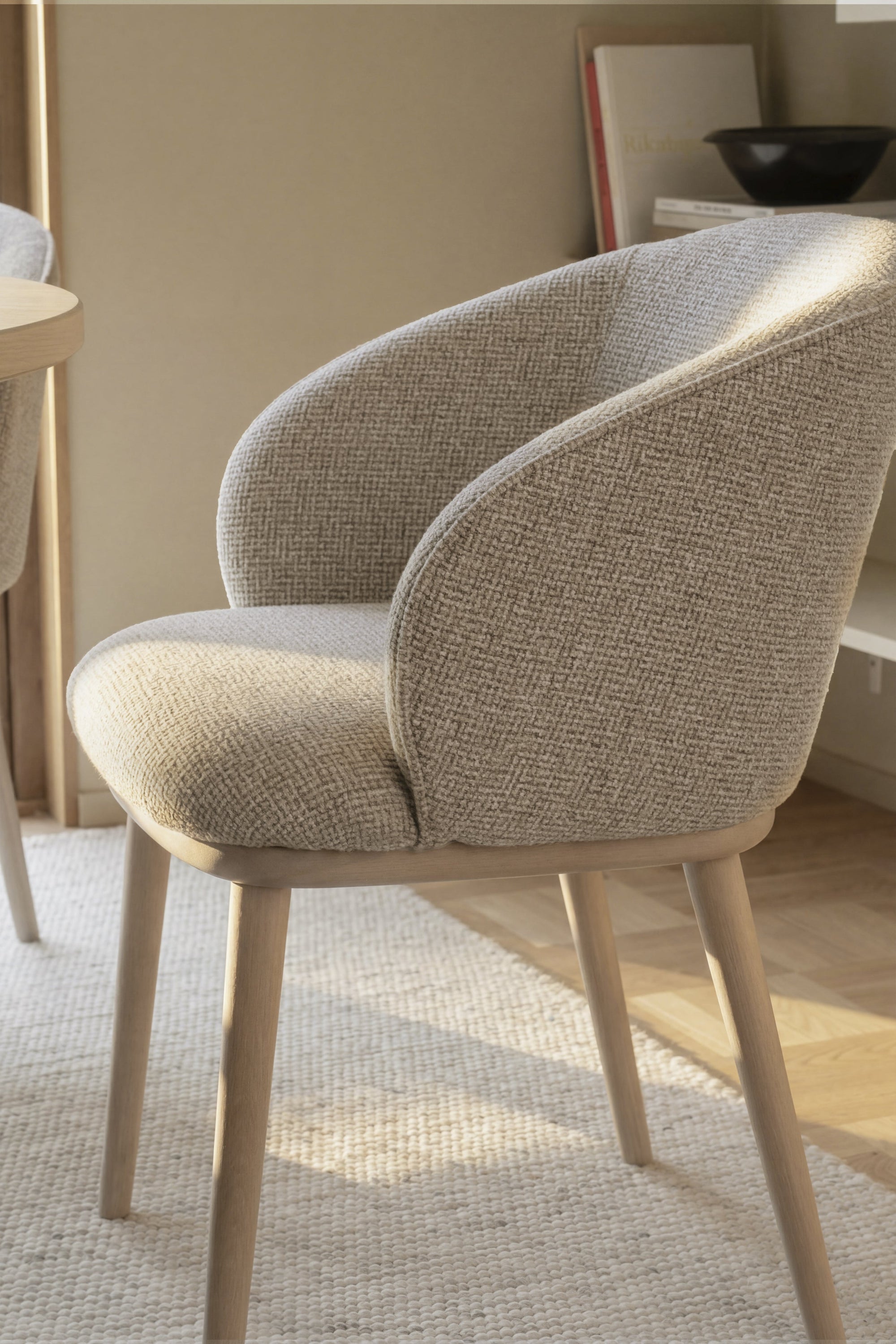 Judson Dining Armchair (Set of 2) – Medium Beige / Whitewashed Oak – 4