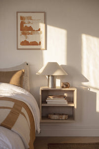 Scottsdale Wall Shelf Single Cube – Whitewash Oak – 3