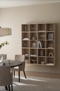 Scottsdale Wall Shelf 2-Cube – Whitewash Oak – 5