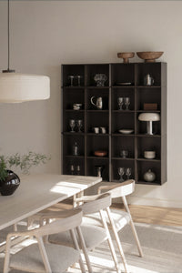 Scottsdale Wall Shelf 2-Cube – Brown Oak – 4