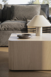 Seabrook Coffee Table 60 x 60 cm – Whitewashed Oak – 3