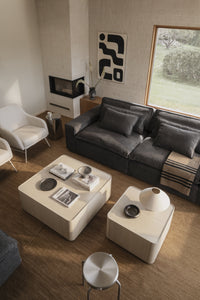Seabrook Coffee Table 90 x 90 cm – Whitewashed Oak – 3
