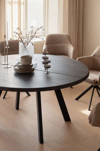 FRED Round Dark Brown Oak Table 160CM – Default Title – 3
