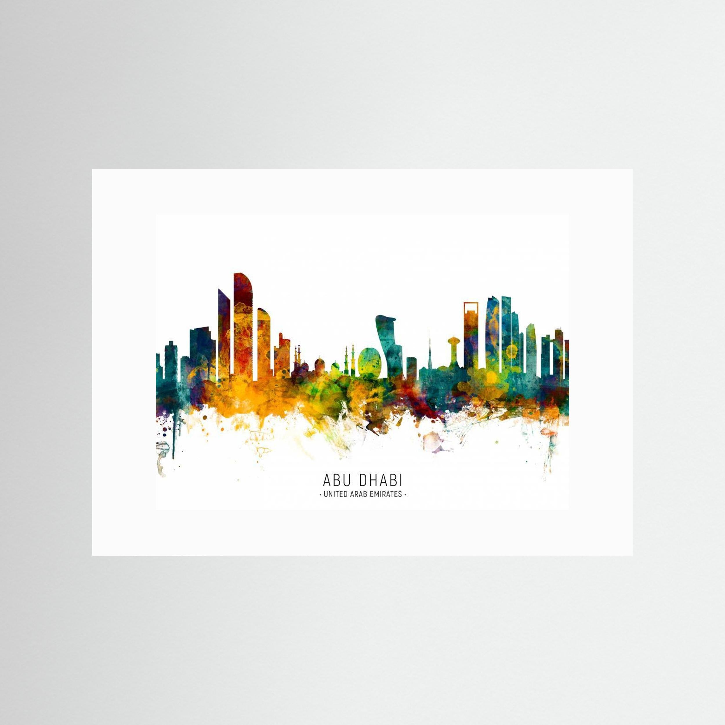 Abu Dhabi Skyline by Michael Tompsett