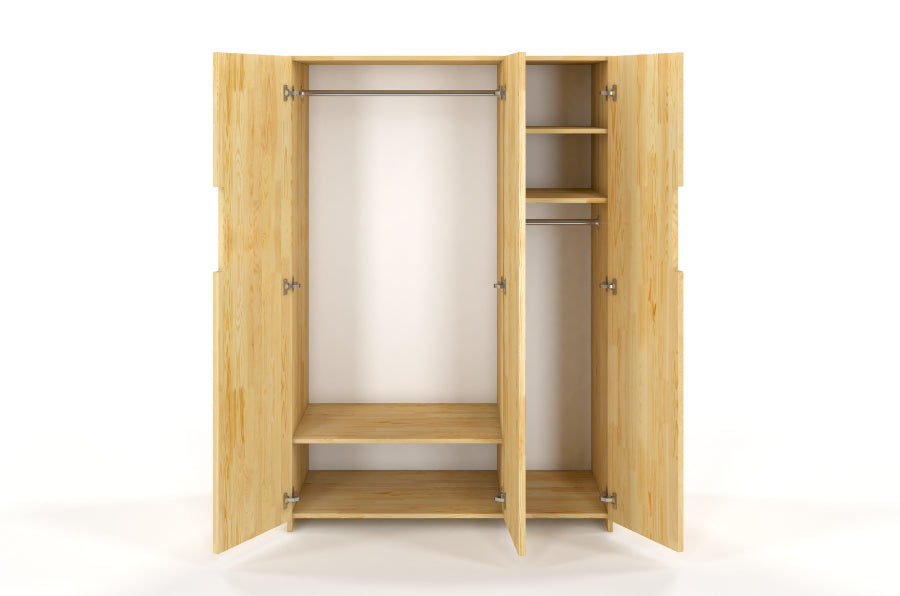 BERGMAN 3-türiger Kleiderschrank - Kiefer