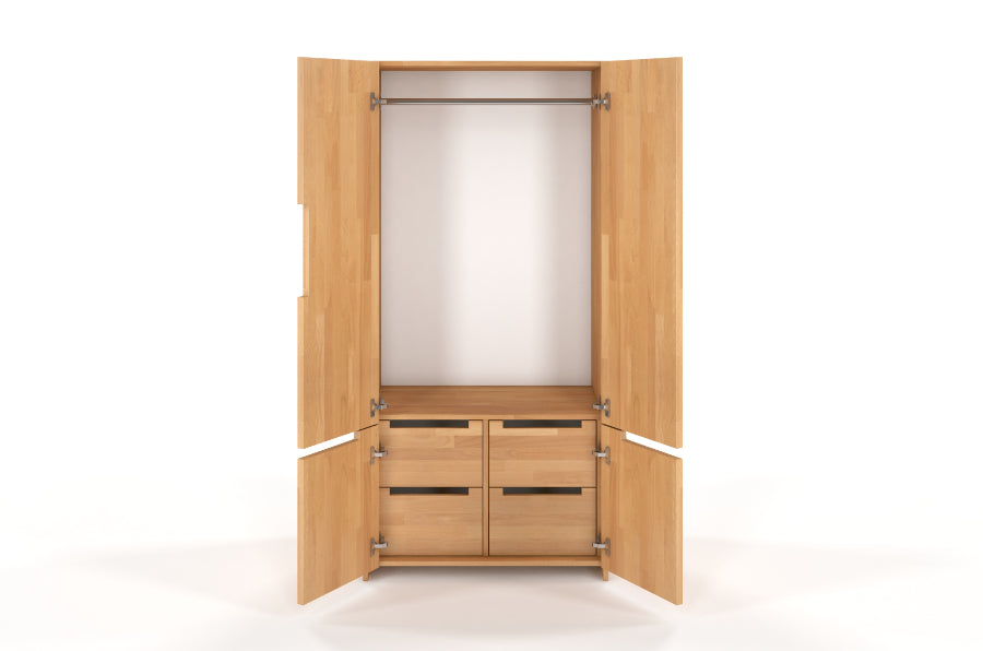 BERGMAN 2 Door Beech Wardrobe