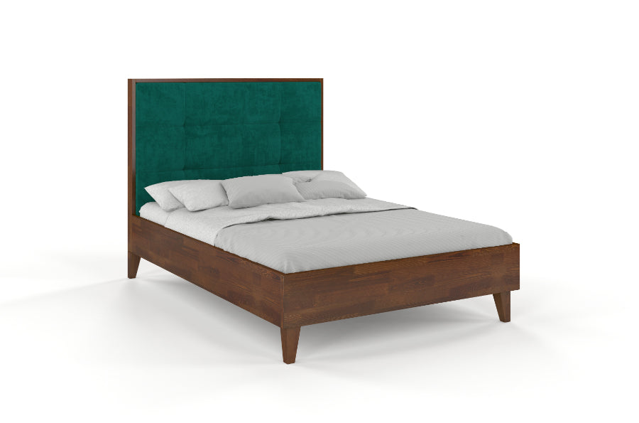 FRIDA Walnut Pine Bed