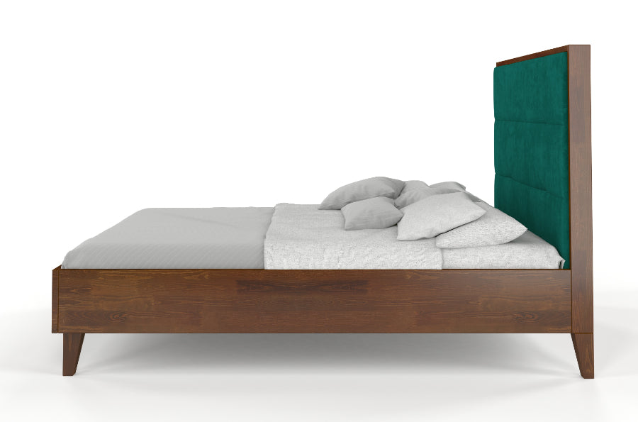 FRIDA Walnut Pine Bed