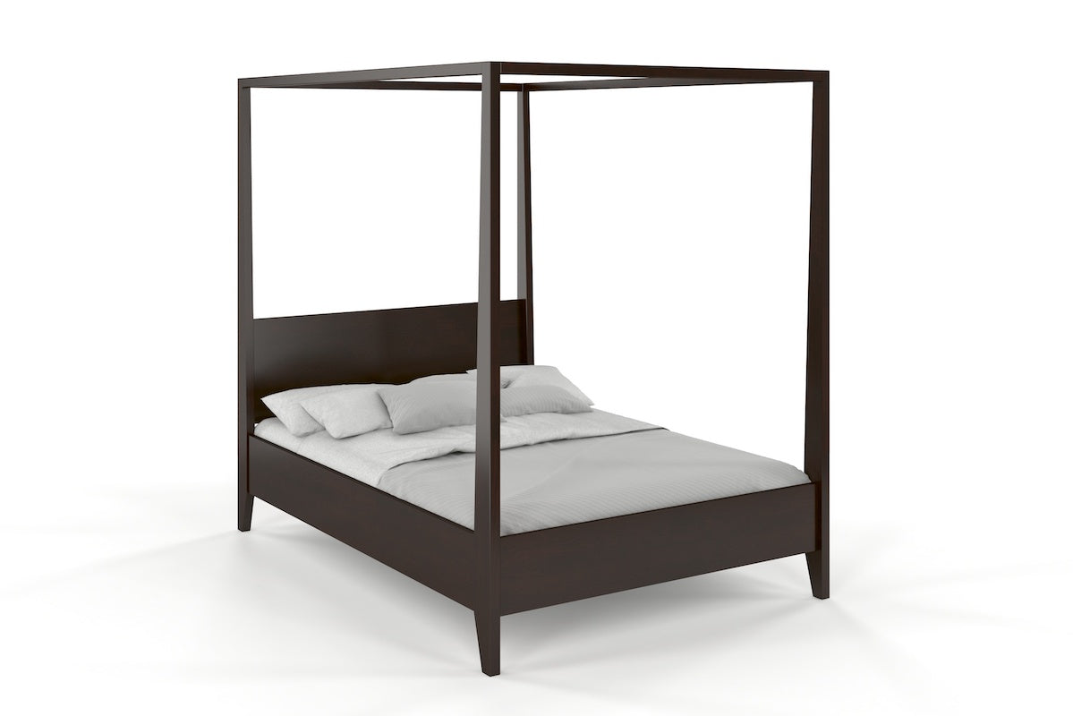 Baldachin Bett aus Palisander-Kiefer