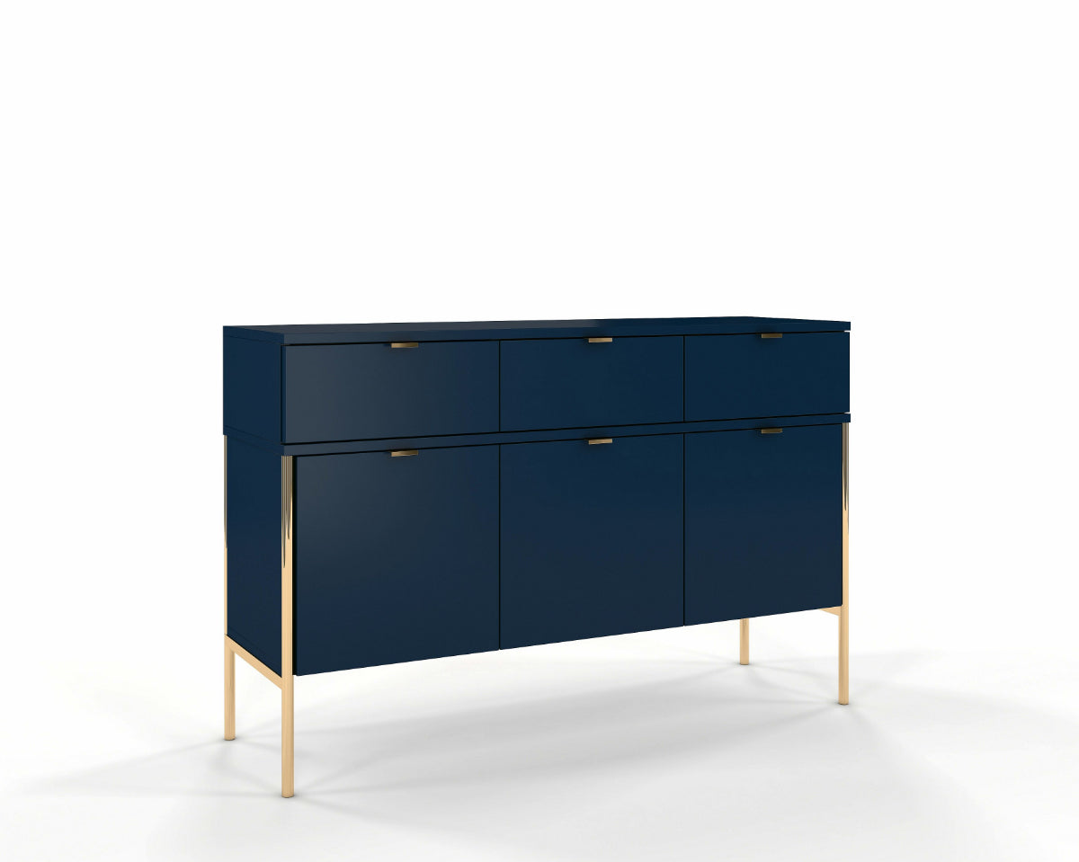 POLKA Marineblaues Sideboard 120CM