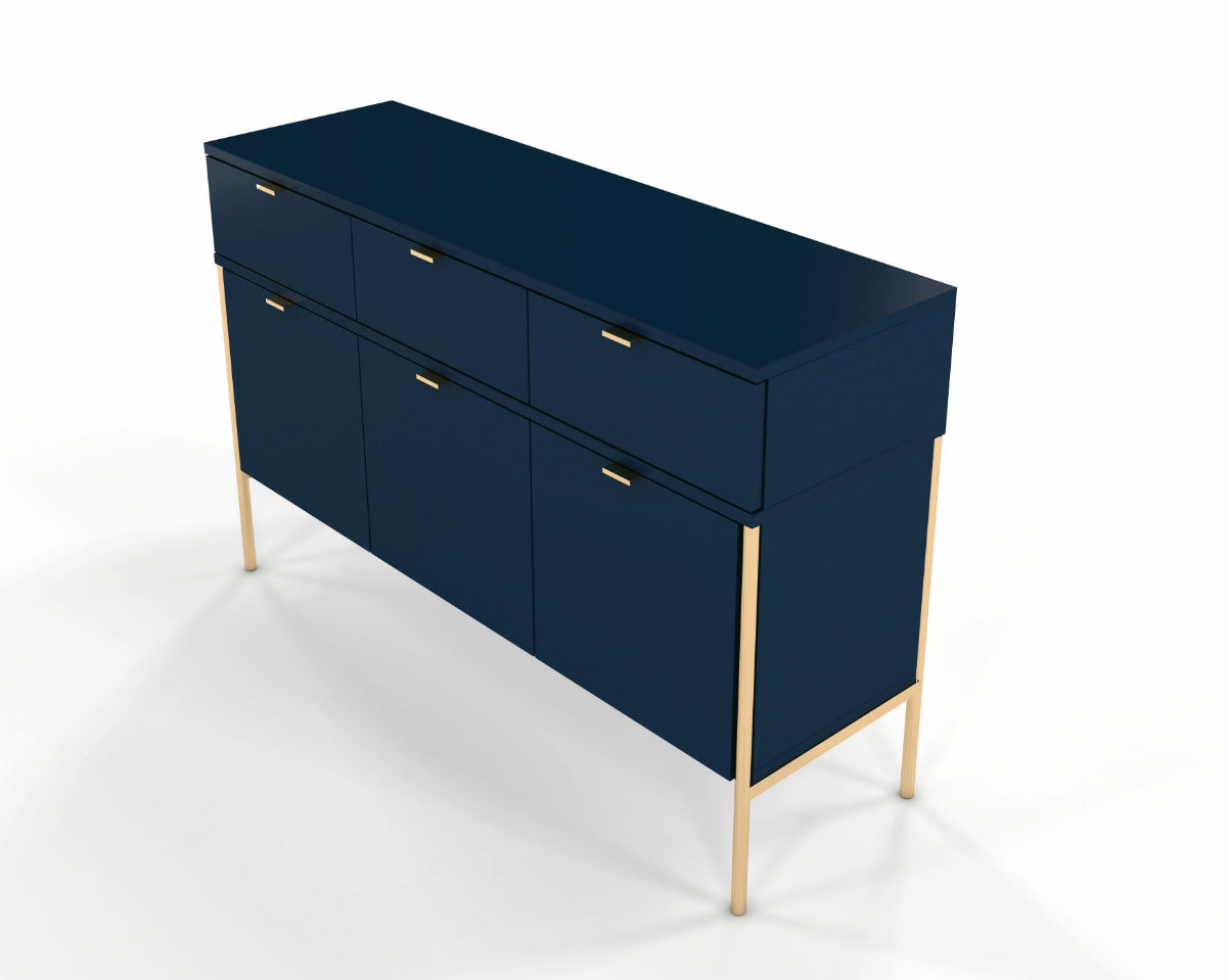 POLKA Marineblaues Sideboard 120CM